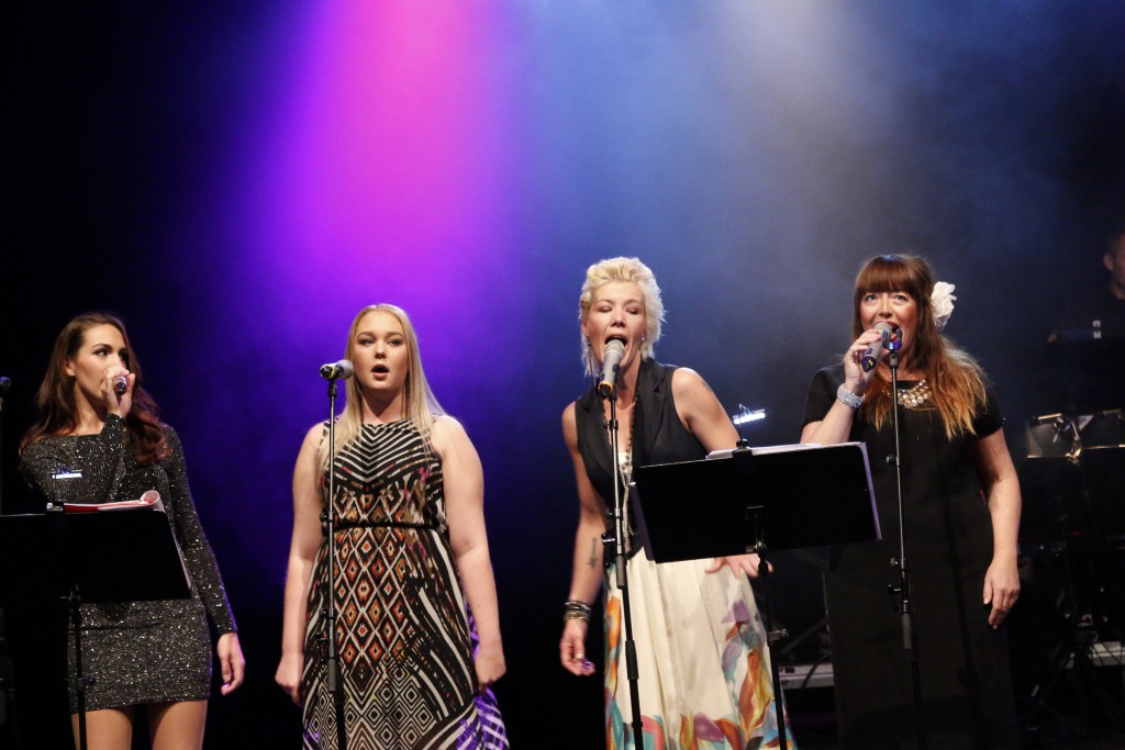 SOULPARTY I ARENDAL: Arendal Big Band leverte en sjelfull konsert i Arendal Kulturhus lørdag kveld. Foto: Esben Holm Eskelund