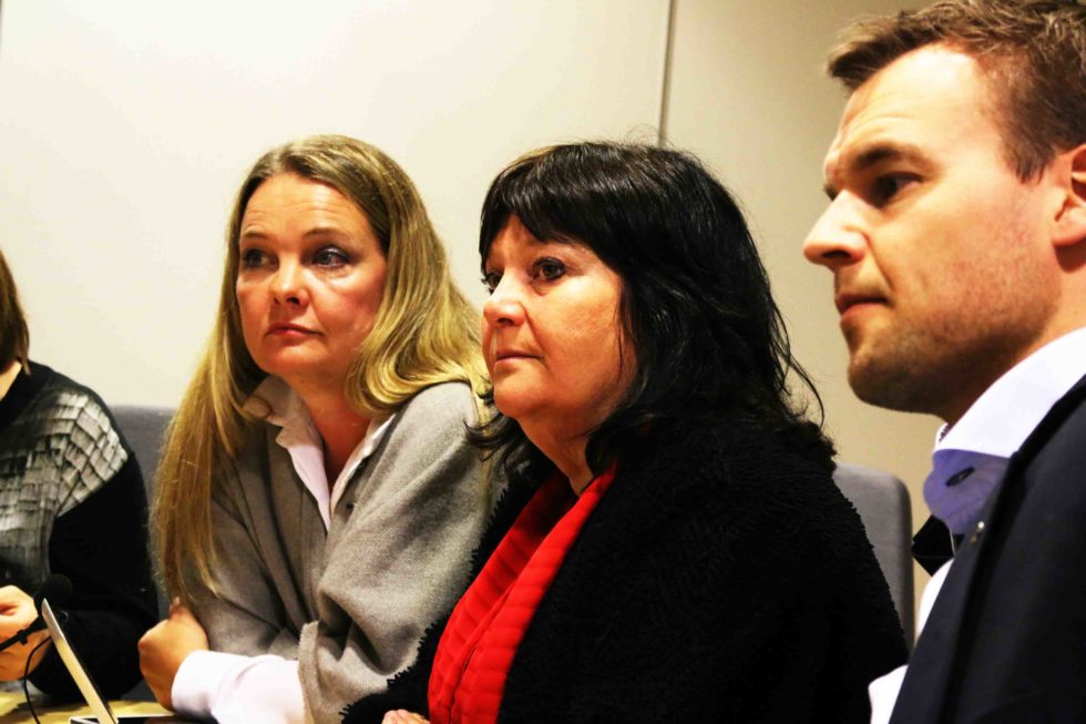 UTMELDT: Stortingsrepresentant Ingebjørg Amanda Godskesen (midten) Meldte Seg Ut Av Frp Natt Til Tirsdag. Arkivfoto: Esben Holm Eskelund